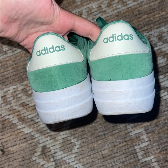 Adidas green and pink platform sneakers - Picture 5 of 9